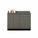 Clinton 8048 Classic Laminate 48" Wide Base Cabinet with 4 Doors and 2 Drawers, Slate Gray