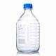 Globe Scientific 8102000 Globe Glass™ Media Bottle with GL45 Screw Cap, 2000 mL