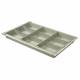 Harloff 81030-8 Two Inches Tray for MedStor Max Cabinets - Two Short and Two Long Dividers