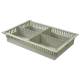 Harloff 81031-5 Four Inches Tray for MedStor Max Cabinets - One Short and One Long Divider