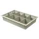 Harloff 81031-7 Four Inches Tray for MedStor Max Cabinets - One Long and Three Short Dividers