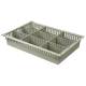 Harloff 81031-8 Four Inches Tray for MedStor Max Cabinets - Two Short and Two Long Dividers