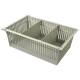 Harloff 81032-4 Eight Inches Tray for MedStor Max Cabinets - Two Short Dividers