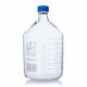 Globe Scientific 8105000 Globe Glass™ Media Bottle with GL45 Screw Cap, 5000 mL