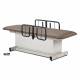 Clinton Model 81100 Shrouded Power Table with OPTIONAL (sold separately) Safety Rails (sku 082)