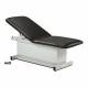 Clinton 81299 Power XL Shrouded Table with Adjustable Backrest - Black Upholstery