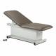 Clinton 81299 Power XL Shrouded Table with Adjustable Backrest - Warm Gray Upholstery