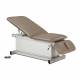 Clinton 81399 Power XL Shrouded Table with Adjustable Backrest and Drop Section - Warm Gray Upholstery