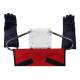 Shielding 820C Chrome Combination Apron & Glove Holder - In Use (Gloves and Apron are NOT included)
