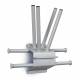 Shielding 821 Multi-Apron and Glove Rack - Right Angle View