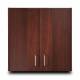 Clinton 8224 Classic Laminate Wall Cabinet with 2 Doors - 24" W x 24" H, Dark Cherry