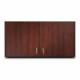 Clinton 8248 Classic Laminate Wall Cabinet with 2 Doors - 48" W x 24" H, Dark Cherry