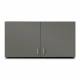 Clinton 8248 Classic Laminate Wall Cabinet with 2 Doors - 48" W x 24" H, Slate Gray