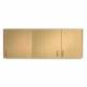 Clinton 8266 Wall Cabinet with 3 Doors - 66" W x 24" H, Maple