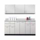 Clinton 827272 Wall and Base Cabinet Set - 72" Width (Supply Products are Not Included)