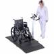 Detector 8550 Stretcher Scale® may be used to weigh wheelchairs as well as stretchers and gurneys