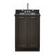 Clinton Model 8624 Fashion Finish Twilight 24" Wide Base Cabinet with Graphite Talc Countertop (Sink and Wing Lever Faucet Sold Separately)