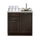 Clinton Model 8636 Fashion Finish Twilight 36" Wide Base Cabinet with Classic Marble Countertop (Sundry Jars, Sink, and Faucet Sold Separately)