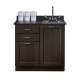 Clinton Model 8636 Fashion Finish Twilight 36" Wide Base Cabinet with Graphite Talc Countertop (Sundry Jars, Sink, and Faucet Sold Separately)