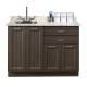 Clinton Model 8648 Fashion Finish Twilight 48" Wide Base Cabinet with Classic Marble Countertop (Sundry Jars, Sink, and Faucet Sold Separately; Organizer Holder and Scissors NOT Included)