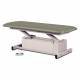Clinton 87100 Power-Glide™ Hi-Lo Treatment Table with One Piece Top, Warm Gray Upholstery
