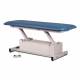Clinton 87100 Power-Glide™ Hi-Lo Treatment Table with One Piece Top, Wedgewood Upholstery - Fully Adjusted