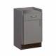 Clinton 8711 Bedside Cabinet with 1 Door and 1 Drawer - Slate Gray 1SG