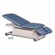 Clinton 87330 Power-Glide™ Hi-Lo Treatment Table with Adjustable Backrest and Drop Section, Wedgewood Upholstery