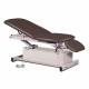 Clinton 87360 Power-Glide™ Hi-Lo Treatment Table with Adjustable Backrest, Footrest, and Stirrups, Gunmetal Upholstery
