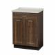 Clinton 8821-AF Molded Top Treatment Cabinet with 1 Drawer and 2 Doors - Fashion Finish Chesnut Hill Base