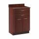 Clinton 8822 Treatment Cabinet with 2 Drawers and 2 Doors - Dark Cherry Countertop and Cabinet
