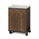 Clinton 8921-AF Mobile Treatment Cabinet with 1 Drawer, 2 Doors, Molded Top, and Fashion Finish Chestnut Hill Base