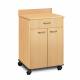 Clinton 8921 Mobile Treatment Cabinet with 1 Drawer and 2 Doors - Maple Countertop and Base