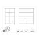 Poltex 8SMMICRO Small Microtube Rack Holder, 8 Position - Dimensions