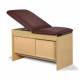 Clinton 91400 Panel Leg Series Space Saver Treatment Table with Sliding Doors - Maple Laminate