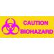 Silk Screened Sign Caution Biohazard