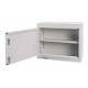 Lakeside Narcotic Cabinet w/ Handle, One Shelf, Single Door, Double Lock - 15" H x 18" W x 8" D