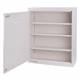 Lakeside Large Narcotic Cabinet w/ Handle; Three Shelves, Single Door, Double Lock - 30" H x 24" W x 10" D
