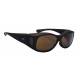 IPL Brown Contrast Enhancement Fit-Over Laser Safety Glasses - Model 33 