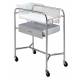 Pedigo Stainless Steel Bassinet Stand With Side-Mounted Drawer