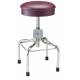 Pedigo Adjustable Chrome Operating Room Stool