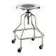 Stainless Steel Revolving Stool - Short