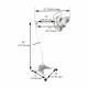 Burton A100FL AIM-100® Floorstand Surgical Light - Measurements