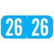 Arden Labels A1287-26-T3 Tab 1287 Compatible A1287 Series 2026 Year Labels - Size 1/2" H x 1 1/8" W