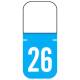 Arden Label A1308-26-T3 Tab 1308 Compatible A1308 Series 2026 Top-Tab Year Labels - Size 1 1/8" H x 1/2" W