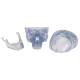 3B Scientific A20-T Classic Human Skull - Transparent (3-Part) - 3B Smart Anatomy
