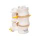 3B Scientific A76/8 Three Lumbar Vertebrae Flexibly Mounted - 3B Smart Anatomy