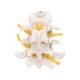 3B Scientific A76/8 Three Lumbar Vertebrae Flexibly Mounted - 3B Smart Anatomy