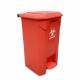 MYC Bio A8002B 23 Gallon Biohazard Bin with Hands-Free Foot Pedal and Attached Lid