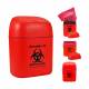 MTC Bio A8403B BenchBin 3L™ Benchtop Biohazard Bin, 3 Liter - with Autoclave Bag (Bag is Sold Separately)